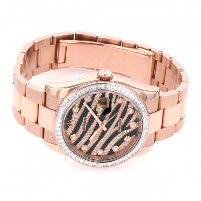 Rolex Datejust 116285BBR.ZB Zebra Black/Pink/10PD diamond Oyster