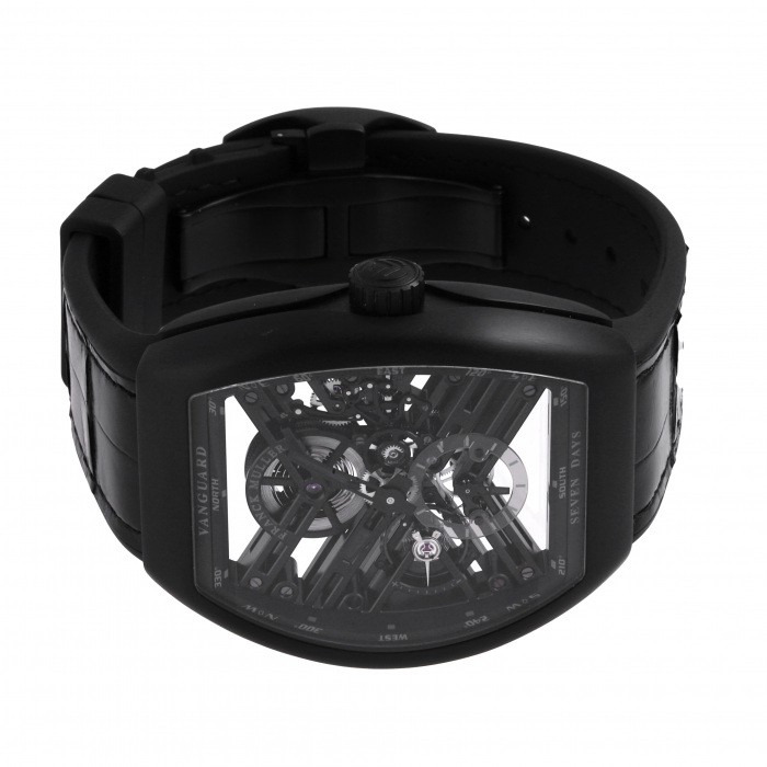 k*6様 フランクミュラーヴァンガード V45SCD TTNRBR5N チタン 新品] フランク・ミュラー ヴァンガード V45S6SQTTTNRBRNR スケルトン
