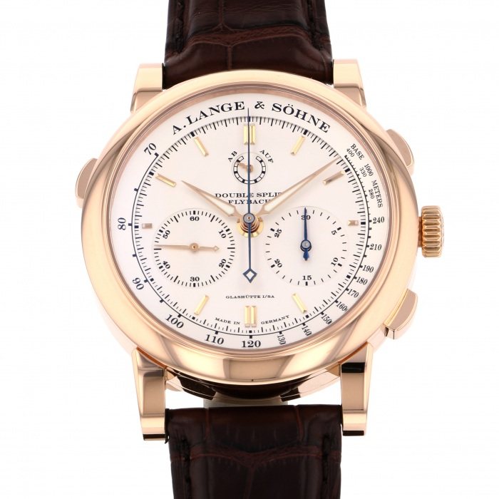 新品] ランゲ＆ゾーネ ダブルスプリット 404032シルバー ピンク