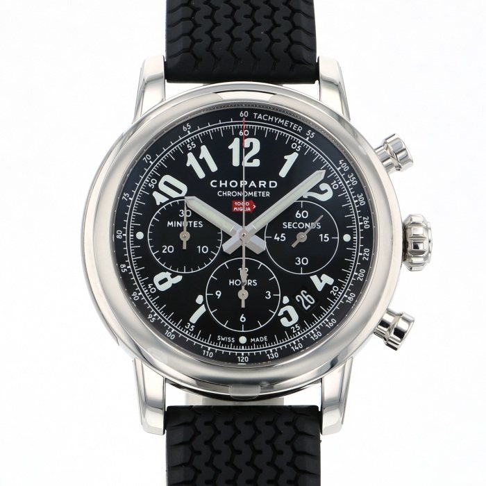 ショパールミッレミリア用 ベルト20mmー18mm 新品] ショパール ミッレミリア 1685893002ブラック ステンレス クロノ