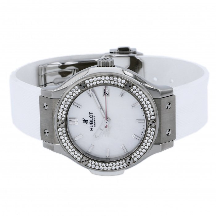 ウブロ クラシックフュージョン 561.ZE.6010.LR.1104 クォーツ レディース 中古 HUBLOT - ウブロ クラシックフュージョン 561.ZE.6010.LR.1104