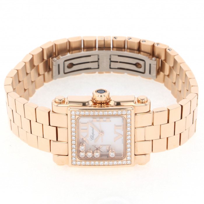 New] Chopard Happy sports 2753495004 shell white diamond Pink gold