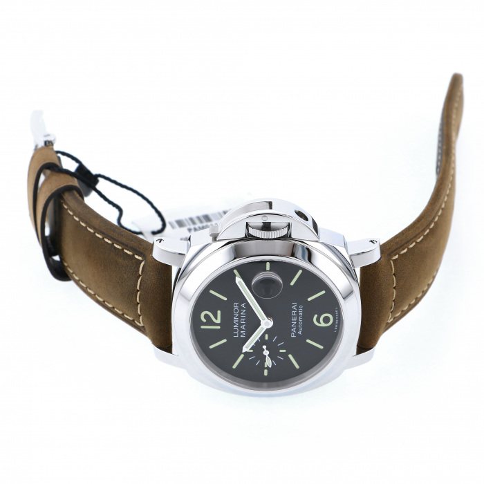 新品] パネライ ルミノール PAM01104ブラック ステンレス デイト表示