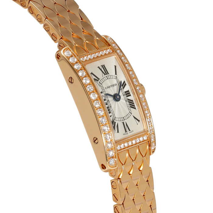 Cartier - 新品同様 カルティエ タンク クロコダイル レザー