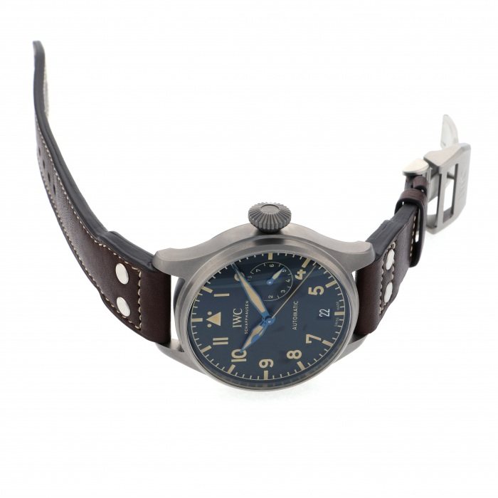 新品] IWC パイロットウォッチ IW501004ブラック チタン デイト表示