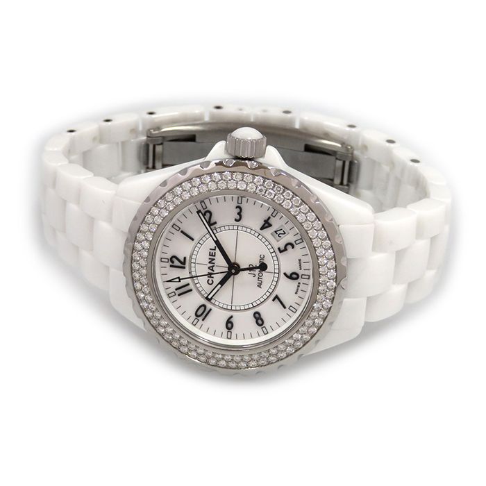 新品] シャネル J12 H0969ホワイト セラミック デイト表示 | ゆきざき