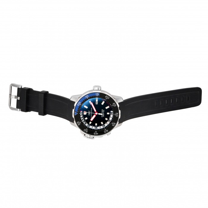 新品] IWC アクアタイマー IW354702ブラック ステンレス ダイバーズ