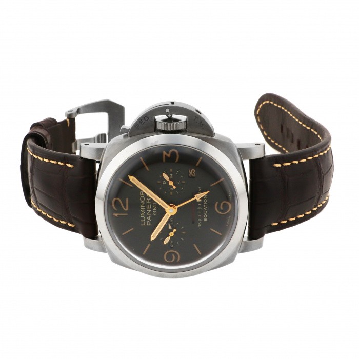 新品] パネライ ルミノール1950 PAM00656グレー チタン GMT機能 | ゆきざき