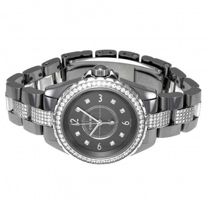 中古] シャネル J12 クロマティック 33mm ベゼル・ブレスダイヤ H3105