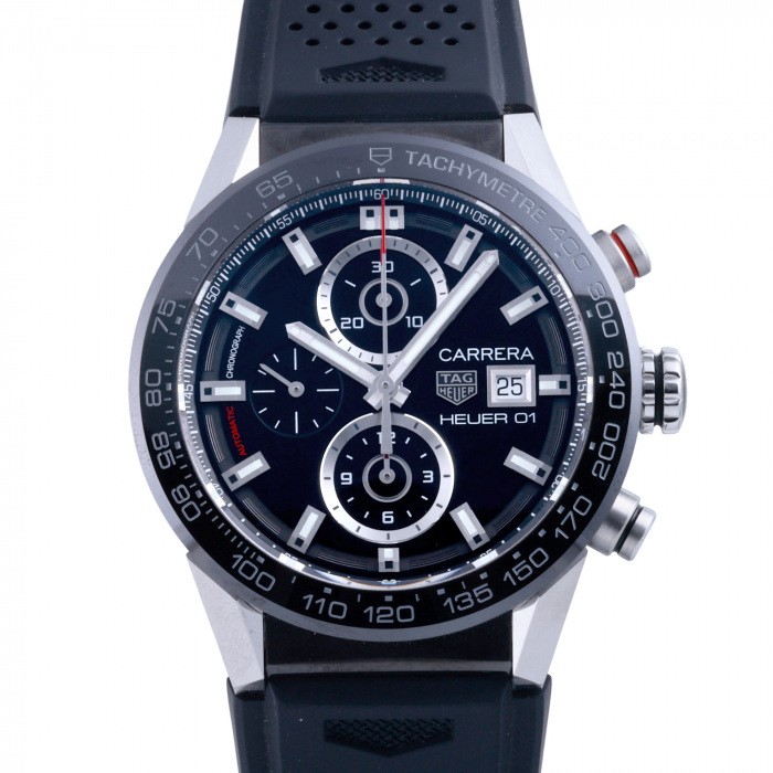 TAG HEUER CAR201V カレラ クロノグラフ キャリバーホイヤー01 中古] タグ・ホイヤー カレラ キャリバー ホイヤー01 クロノグラフ