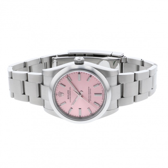 ロレックス オイスターパーペチュアル 124200.PKBOピンク ステンレス