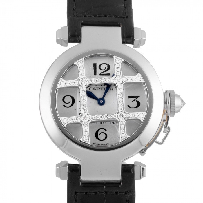 Cartier パシャ32 カルティエ CARTIER パシャ32 グリッドダイヤ 腕時計 時計 K18WG