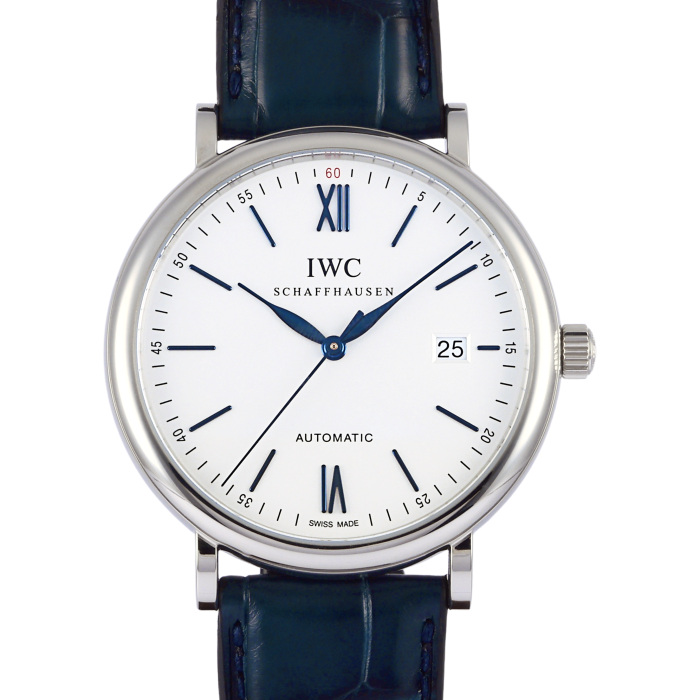 新品] IWC ポートフィノ IW356527ホワイト ステンレス デイト表示