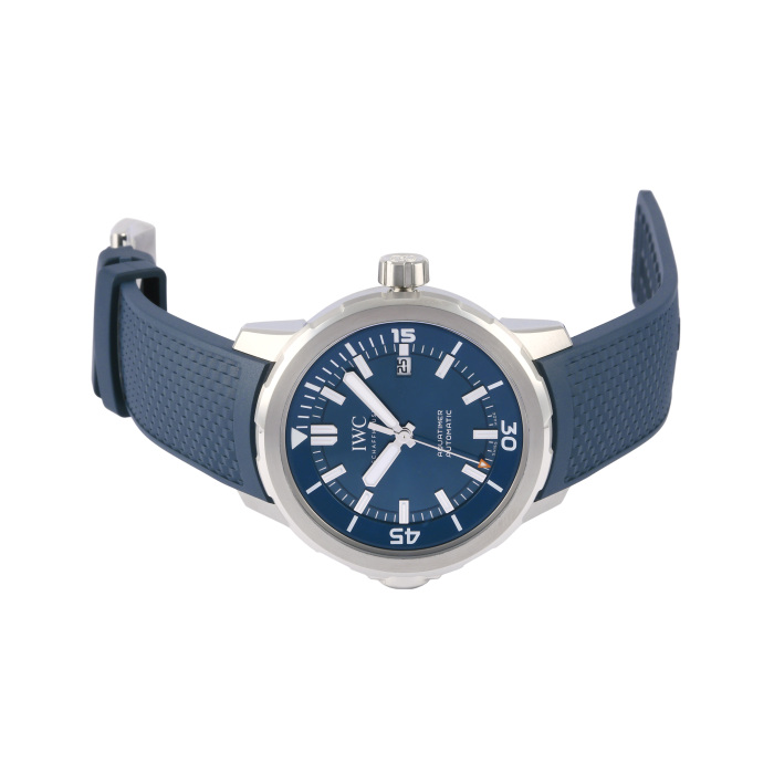 新品] IWC アクアタイマー IW328801ブルー ステンレス デイト表示