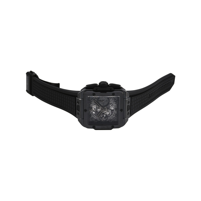 新品] ウブロ スクエア・バンウニコ 821CX0140RX スケルトン ブラック