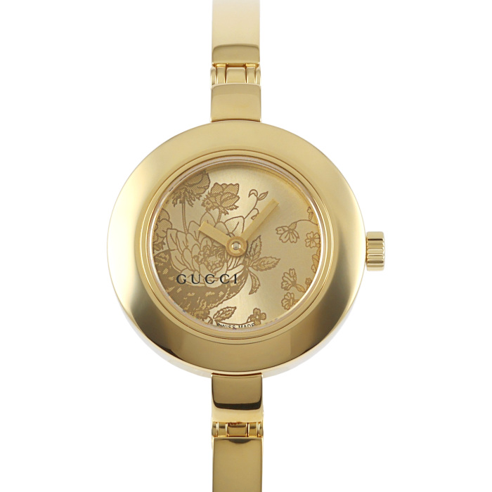 新品] グッチ 105 YA105514ゴールド ステンレス（イエロー