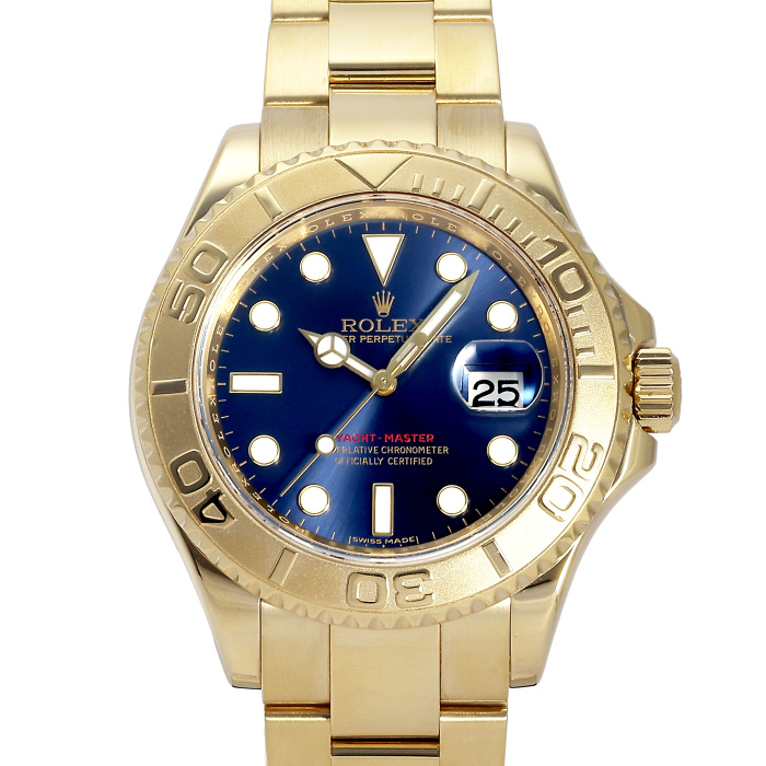 ロレックス ヨットマスター 16628.BLブルー オイスター イエロー