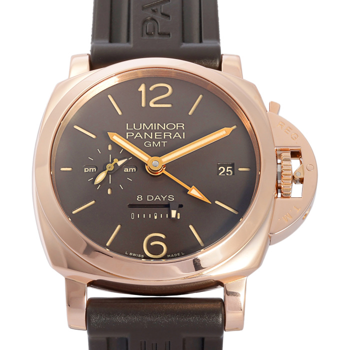 中古] パネライ ルミノール 1950 8デイズ GMT オロロッソ