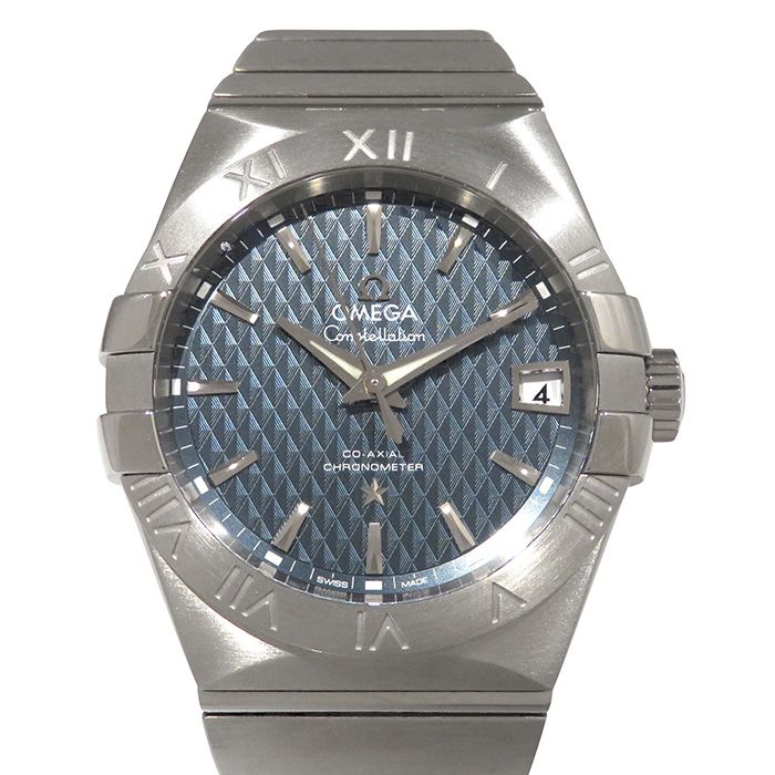 新品] オメガ コンステレーション 12310382103001ブルー ステンレス
