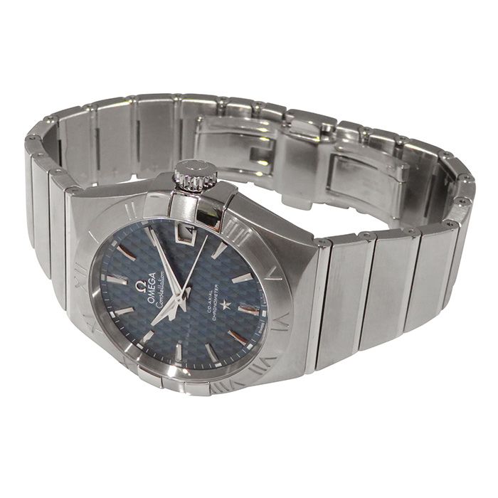 新品] オメガ コンステレーション 12310382103001ブルー ステンレス