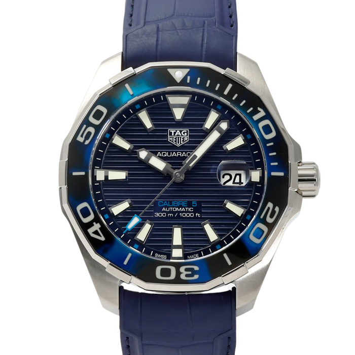 タグ・ホイヤー アクアレーサー クォーツ, 41 mm, ステンレススティール 新品] タグ・ホイヤー アクアレーサー WAY201PFT6178ブルー ステンレス