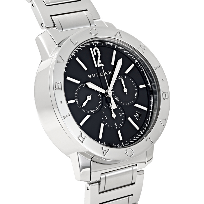 BVLGARI クロノグラフ 腕時計 ブラック BBW38CGLDCH/2 ブルガリ・ブルガリ クロノグラフ パリ 世界27