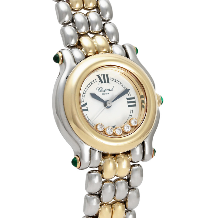【美品】ChopardショパールHappySport ハッピースポーツ 中古] ショパール ハッピースポーツ 27827822 W240838 | ゆきざき