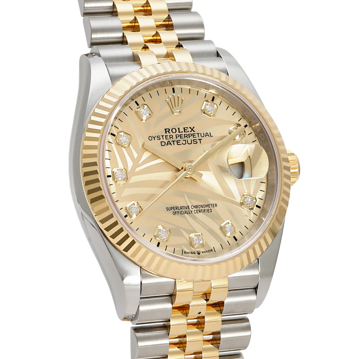 ロレックス デイトジャスト 126233G.GDNPLM10PDJ パームモチーフ