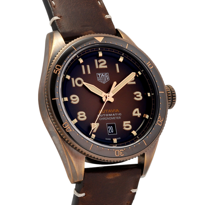 新品] タグ・ホイヤー オータヴィア WBE5191FC8276ブラウン ブロンズ