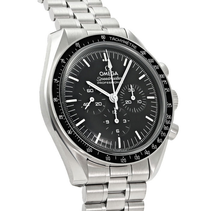 新品] オメガ スピードマスター 31030425001001ブラック ステンレス