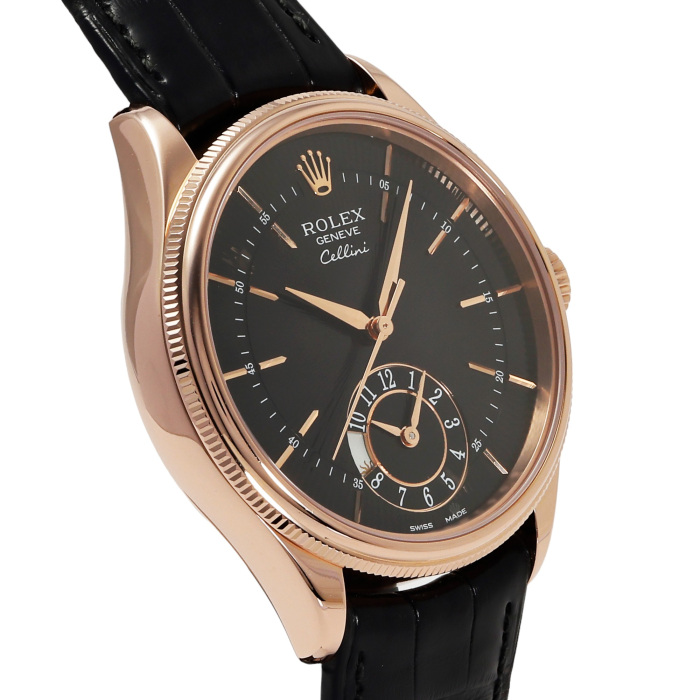 ロレックス チェリーニ 50525.BK ギョーシェ ブラック ピンクゴールド