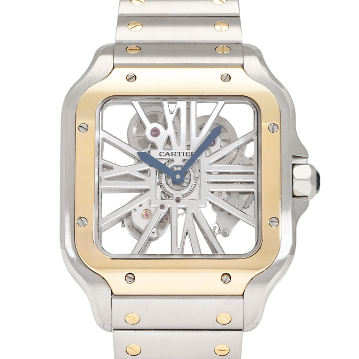 白黒写真 1955年 カルティエ CARTIER【1980年代】サントス デュモン LM Ref.W1505453