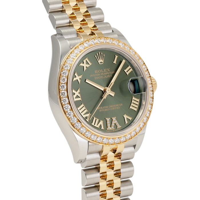 ロレックス デイトジャスト 278383RBR.OGRMVIDJオリーブグリーン