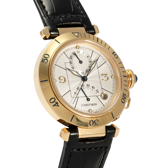 中古] カルティエ パシャ GMT パワーリザーブ W3014456 W245672 | ゆきざき