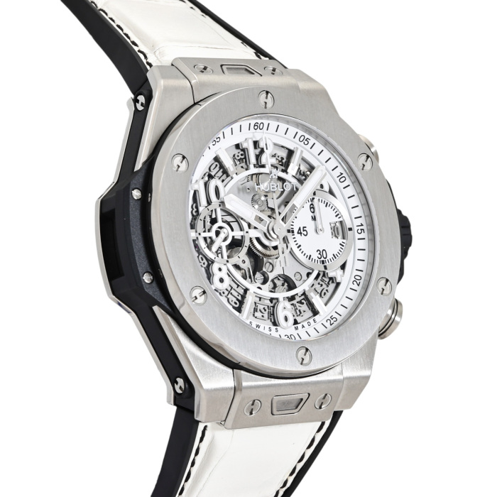 USED] HUBLOT big Bang Unico Black White Japan Limited