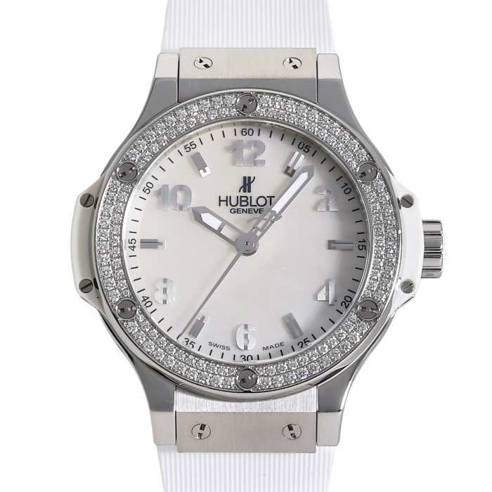 USED] HUBLOT big Bang All white diamond mother of pearl