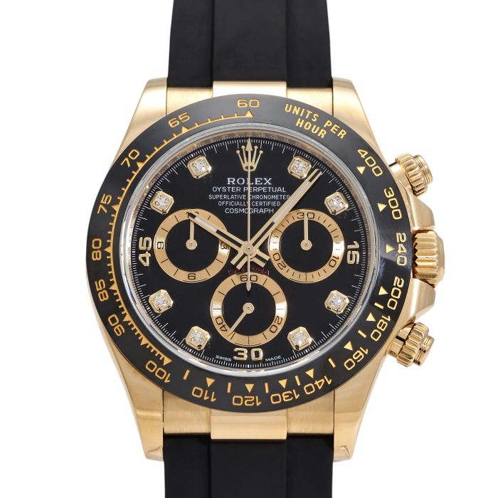 海外販促品 ROLEX コスモグラフ　デイトナ　大型掛け時計　ゴールド/ブラック ロレックス コスモグラフ デイトナ 116518LNG.BK2021ブラック/8PD