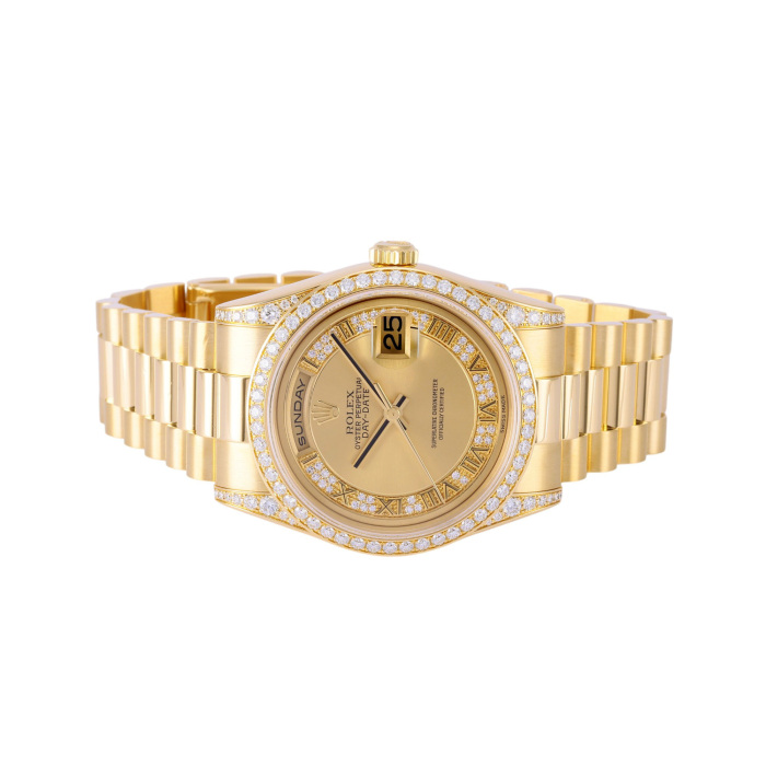 ロレックス デイデイト 118388MR.CP ミリヤードダイヤ シャンパン