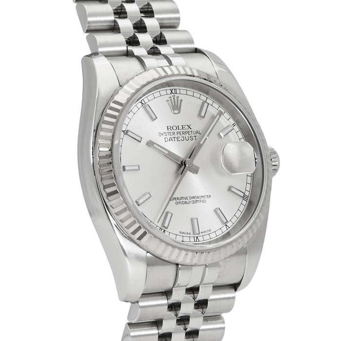 ロレックス デイトジャスト 116234.SVBJシルバ―/バー ジュビリー