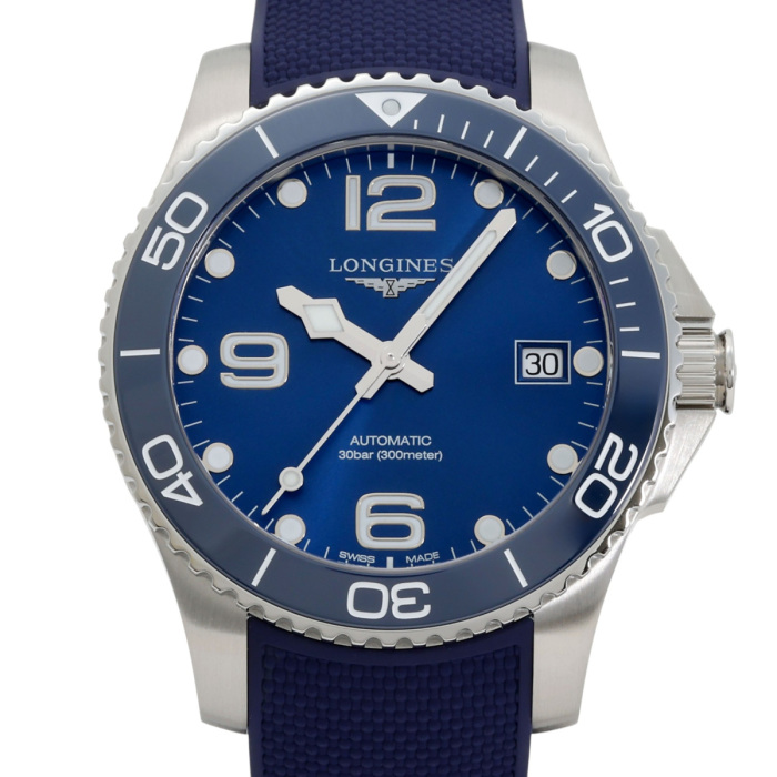 新品] ロンジン ハイドロコンクエスト L37804969ブルー ステンレス