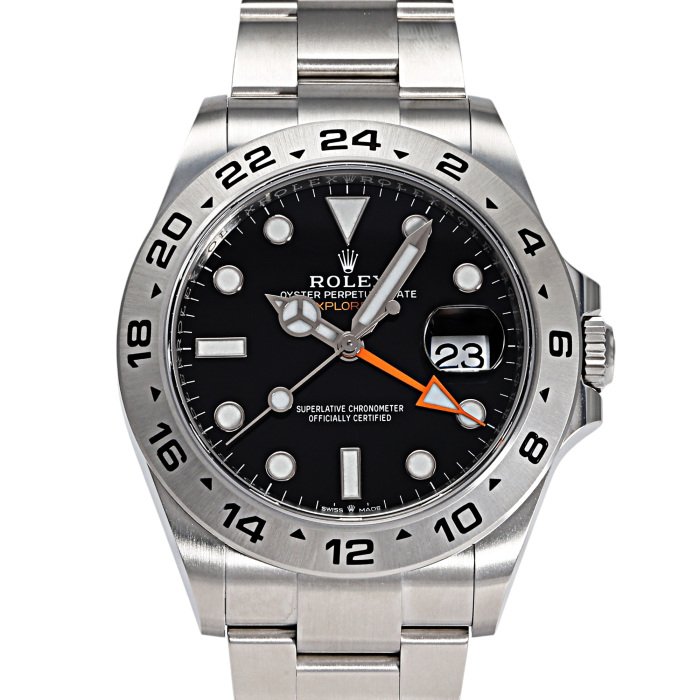 New] Rolex Explorer II 226570.BKOblack Oyster stainless GMT