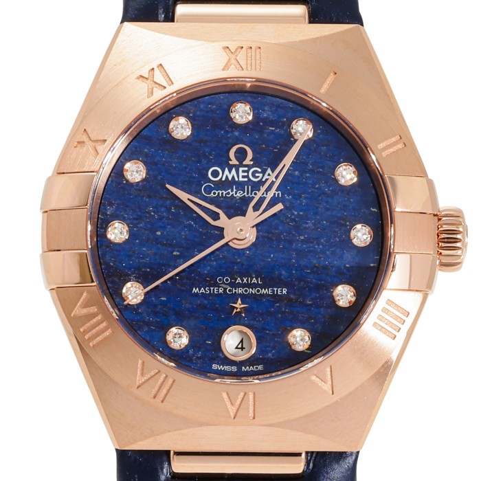 New] OMEGA Constellation 13153292099001blue Sedona Gold