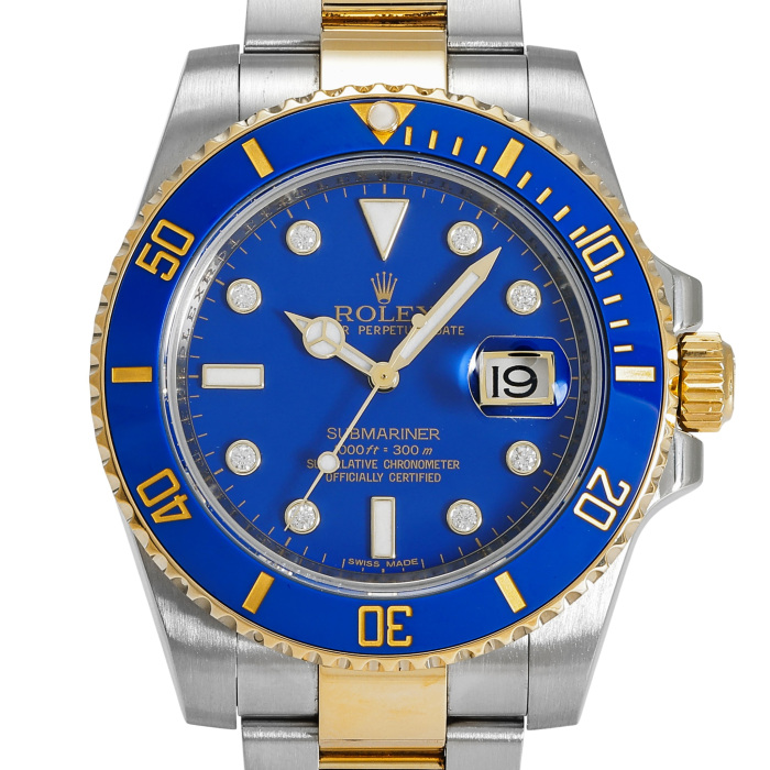 ロレックス サブマリーナー デイト 116613GLB.BLDTブルー/8PD