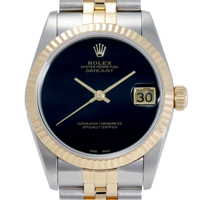 ロレックス デイトジャスト 68273.OYJ オニキス ブラック ジュビリー