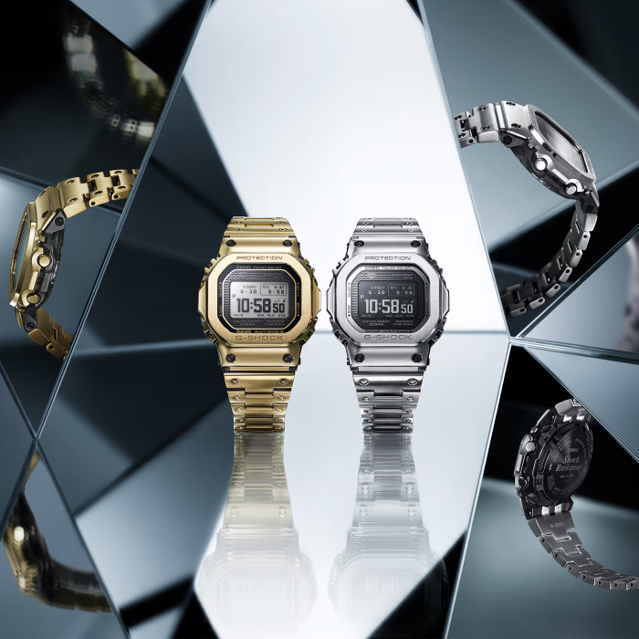New] Casio G Shock GMWBZ5000GD9JFgray stainless World time | Yukizaki