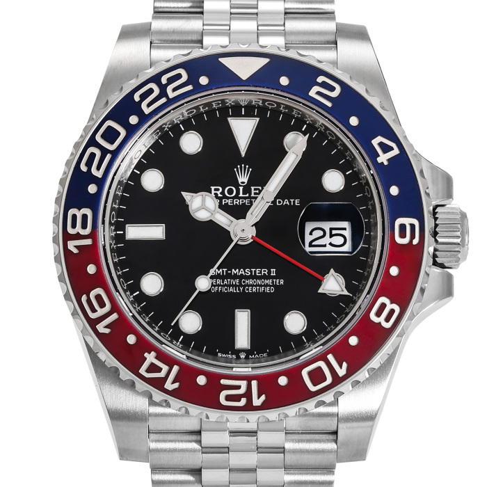 新品] ロレックス GMTマスターII 126710BLRO.BKDTJブラック/ドット