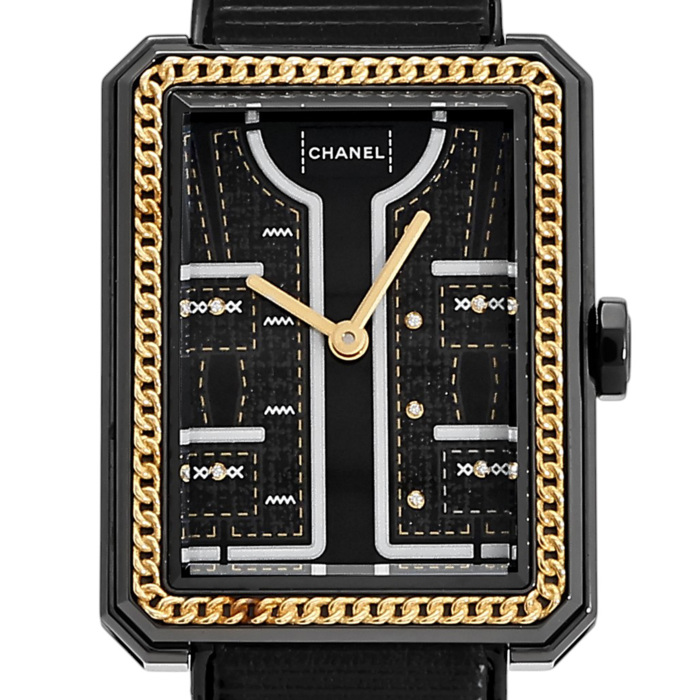 新品] シャネル ボーイフレンド H9834ブラック ダイヤモンド