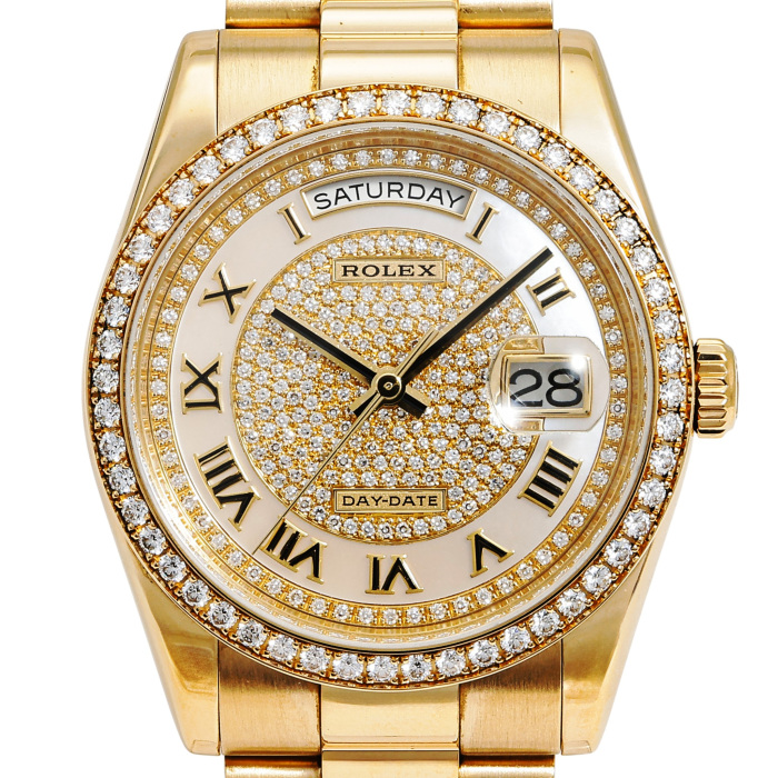 中古] ロレックス デイデイト 36 118348.MDSHRMPR W262662 | ゆきざき